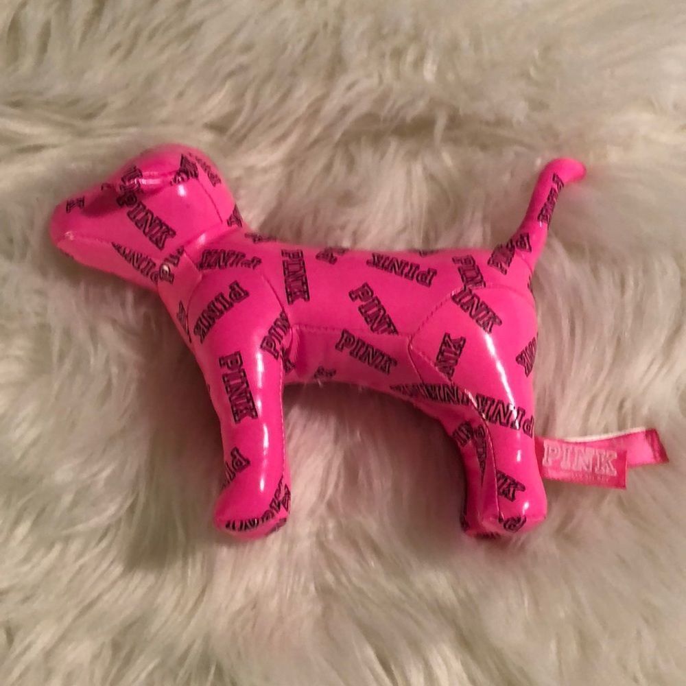 PINK Victoria's Secret Bright Pink Dog Logo 2015 - Picture 2 of 13